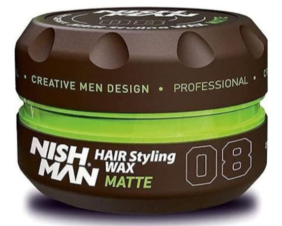 Nishman Hair Styling Matt Wax 08- 100ml