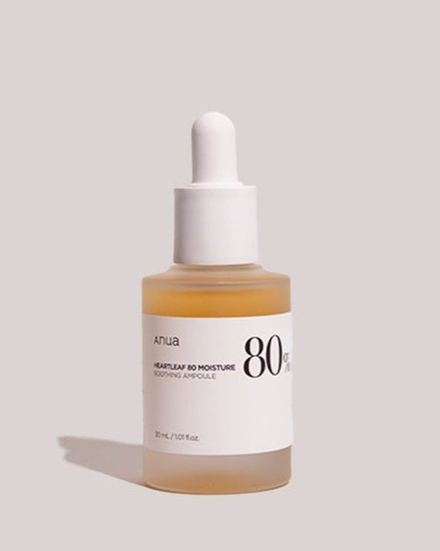 ANUA - Heartleaf 80% Moisture Soothing Ampoule - 30ml
