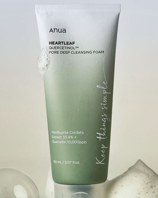 Anua- Heartleaf Quercetinol Pore Deep Cleansing Foam-150ml